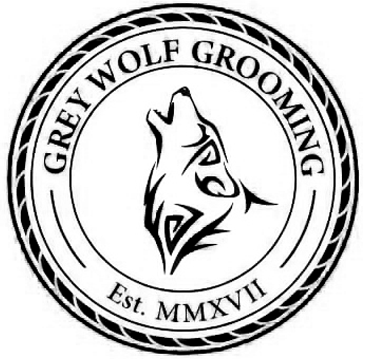 Grey Wolf Grooming Company Logo